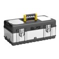 thumbnail image 1 of Mistaha Large Size Heavy-Duty Tool Box with Multiple Organizational Features - Black Knight 17-inch, 1 of 6