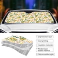 thumbnail image 4 of Kdxio Lemon Print Front Windshield Sun Shade,Folding Auto Sunshade for Car Truck SUV-Small, 4 of 7