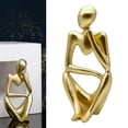 thumbnail image 2 of Estatua de resina abstracta,Estatua de resina abstracta escultura oficina en casa deocr,Resina Artesanía Adornos Escultura Estatuilla Moderna,Decoración de escritorio de figuras, 2 of 9