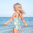 thumbnail image 5 of Girls' One-piece Swimsuit Cross Back Bathing Suit Beach Surfing Sizes 3T-10T Cute Cartoon Llama Pattern, 5 of 9
