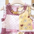 thumbnail image 5 of KPOPLK Girls 2 Piece Summer Outfit Sleeveless Dress Tank Top and Shorts Set, Toddler Little Girls Beach Clothes(12-18 Months,Purple), 5 of 6