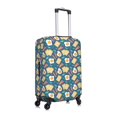 thumbnail image 6 of Cauagu Eggs Toast Bacon And Arugula Print Travel Luggage Cover,Travel Dust-proof Suitcase Cover Softside Suitcase Protector for 18-32inch,Not Included Suitcase, 6 of 8