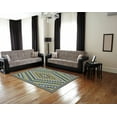 thumbnail image 2 of Omari Bright Retro Diamond Rug, Blue/Yellow/Green, 2ft - 2in x 4ft Accent Rug, 2 of 3