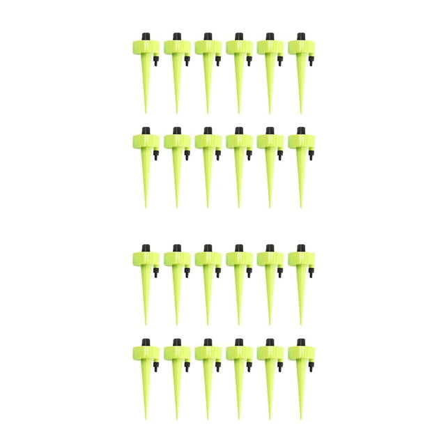 VONKY Auto Drip Irrigation System with Slow Release Switch Control Valves Self Water Waterer Tools Adjustable Garden Sprinkler Blue 1pc Green 12pcs 2Set