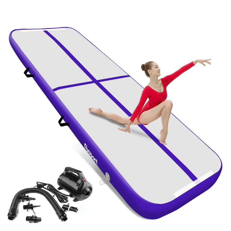 16FT Air Track Floor Tumbling Pad Inflatable Gymnastics Yoga Mat PVC Gym  Mats