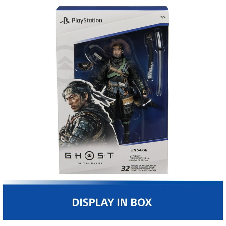 Amazon.com: PlayStation, Ghost of Tsushima, 6” Jin Sakai