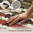 thumbnail image 6 of ODIKA 9'x12' Washable Area Rug Non-Slip, Chair-Friendly Fish Fishing Collage Bass Lure Stripe Stars Stripes Vintage Hunting Refined for Dining Room, Basement, Large Office, 6 of 7