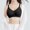 Black, variant on Women's Push Up Bras Peach Cup Design for Lift Support Wirefree Soft Comfort Daily Wear Seamless Full Coverage Bra Purple L
