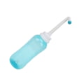 thumbnail image 3 of Bidet de Voyage Portatif, Récipient de Lavage Vaginal Apaisant, Forte Résistance au Vieillissement, Bidet Portable Réutilisable, Haute Robustesse pour Hôtel, pour Femmes, Bleu, Tête Droite 500 ml, 3 of 7