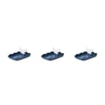 thumbnail image 4 of Transemion Pot Lid Holder with Tray Nonslip Kitchen Multi-purpose Organizer Spatula Pan Stand Cabinet Storage Rack Household Blue 3Set, 4 of 6