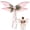 Pink, variant on Pink Fairy Wings for Adult, Butterfly Wings with Vines, Mother Nature Costume Woodland Elf Wings with Pink Flowers, Lightweight Fairy Costume Accessory for Renaissance Cosplay