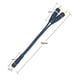 thumbnail image 3 of Cable adaptador RCA Y, cable RCA a Jack de 15 cm, 1 hembra a 2 RCA macho para subwoofer, Phono, AV, audio, subwoofer para coche (cable RCA Y, 2 unidades), 3 of 5