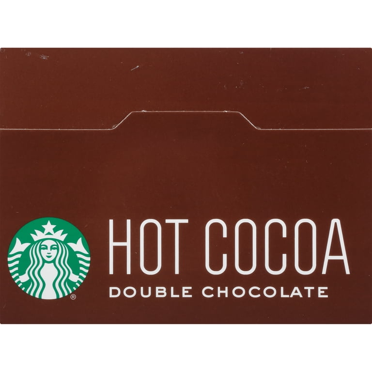 Starbucks Double Chocolate Hot Cocoa Mix, 8ct Box, Rich Dark