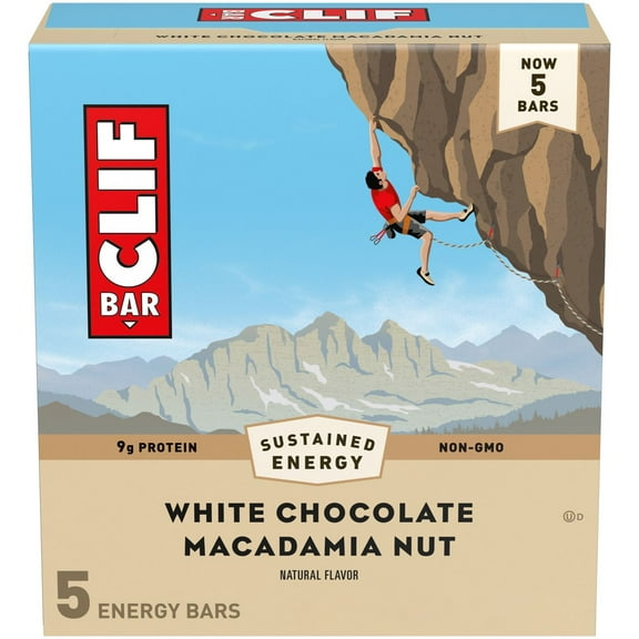 Clif Bar White Chocolate Macadamia Nut Bars - 12oz/5ct