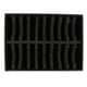 thumbnail image 1 of Bandeja para joyero de 20 rejillas para exhibir pulseras y brazaletes. Organizador para mostrar almacenamiento. Negro, 1 of 9
