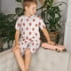 thumbnail image 4 of Balery Strawberry Conjunto de Pijama Infantil de Manga Corta con Estampado – Ropa de Dormir de Algodón Suave-Small, 4 of 6