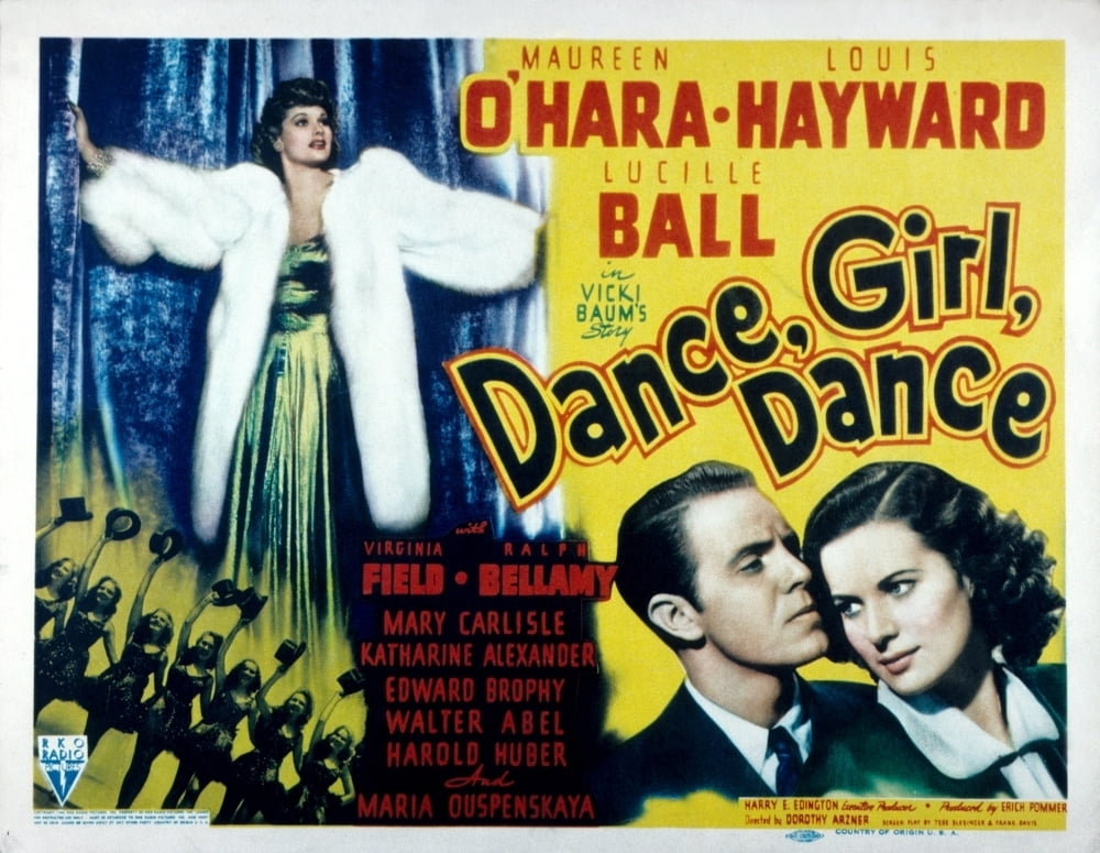 Dance Girl Dance Lucille Ball Louis Hayward Maureen O'Hara 1940. Movie