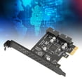 thumbnail image 4 of Tarjeta PCIe USB 3.2 Gen1, 5Gbps Con 6 Condensadores Sólidos SMD, UPD720201, Soporte Para WinXP-Win7 8 10 11,, 4 of 7