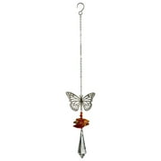 Woodstock Crystal Suncatchers, Crystal Fantasy Butterfly, Crystal Wind Chimes For Inside, Office, Kitchen, Living Room Décor, 4.5"L