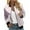 Pink, variant on YOIAVAIOY Women's Bomber Jacket Lightweight Zip Up Jacket Color Block Casual Varsity Jacket Trendy Casual Outerwear Windbreaker with Pockets Beige L