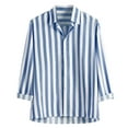 thumbnail image 5 of Fengyings Clearance Men's Shirts Casual Long Sleeve Button-Down Striped Dress Shirt, 5 of 8
