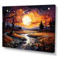 thumbnail image 2 of Designart "River'S Neo Expressionistic Harmony II" Neo-Expressionism Wall Art Prints, 2 of 7