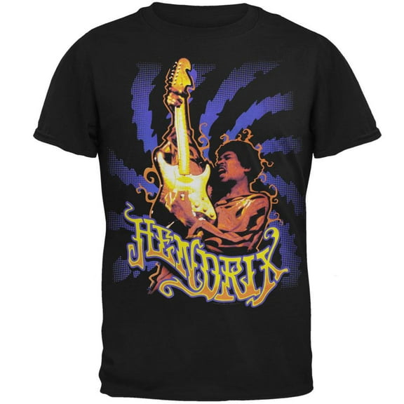 Jimi Hendrix - Burning Desire Mens T Shirt Black 2XL