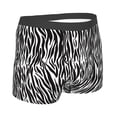 thumbnail image 4 of Uemuo Zebra Pattern Men's Boxer Briefs,Trunk Anti-Chafing,Comfortable, Durable, and Stylish Underwear-Medium, 4 of 9