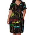 thumbnail image 2 of Vestido largo estilo festival de jazz de neón para mujer, ideal como disfraz de festival o vestido de graduación., 2 of 6