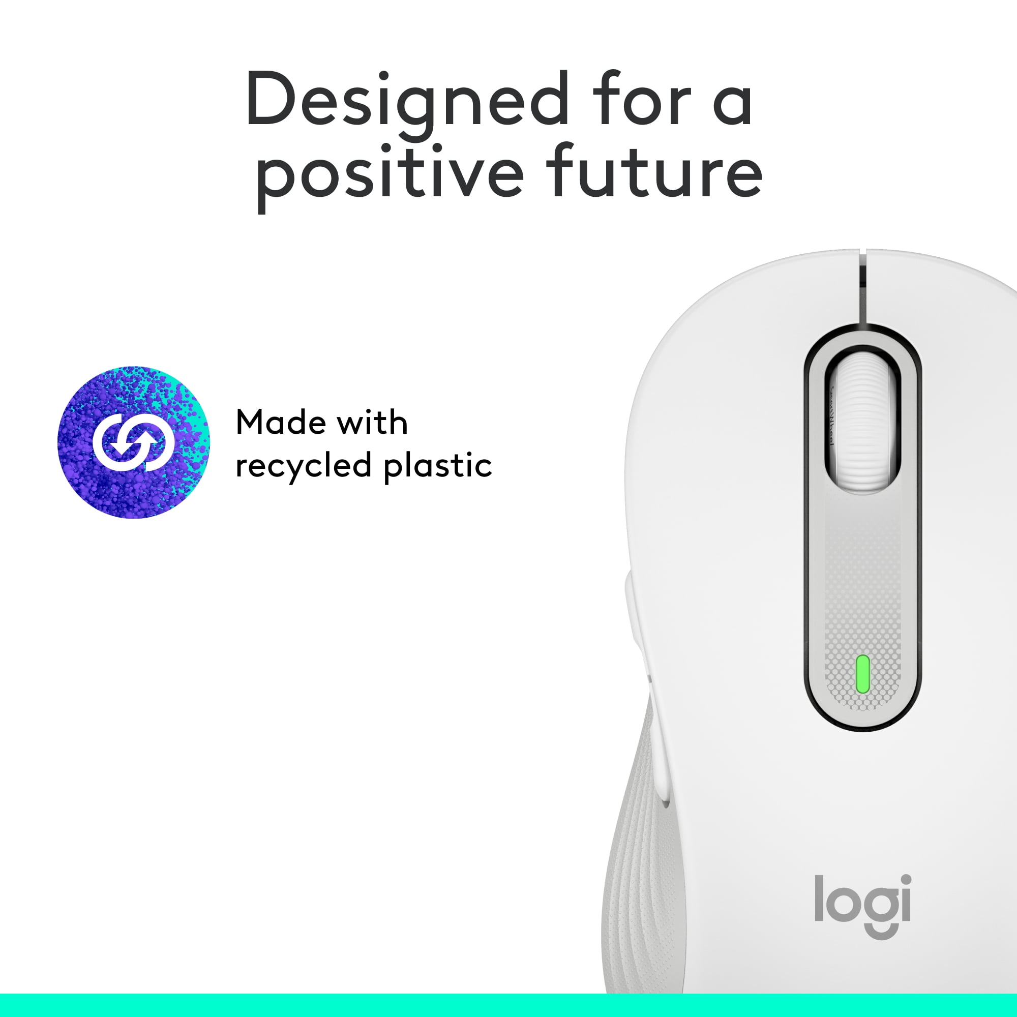 Logitech Signature M650 Wireless Mouse - For Small to Medium Sized Hands, 2-Year Battery, Silent Clicks, Customizable Side Buttons, Bluetooth, for PC/Mac/Multi-Device/Chromebook