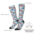 thumbnail image 4 of Xecao Polka dot bow Print Compression Socks for Both Men And Women for Running, Travel, Flight, Nurse, 4 of 6