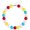 Colorful A, variant on Chunky Pink Beaded Choker Necklace for Women Y2k Funky Bubblegum Adjustable Bead Necklace for Men Best Jewelry Gift for Men