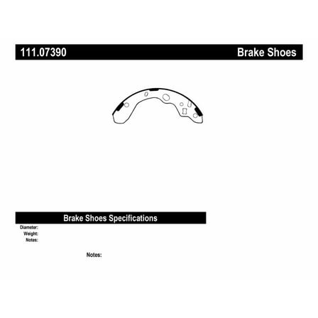 Centric Parts 111.07390 Brake Shoe