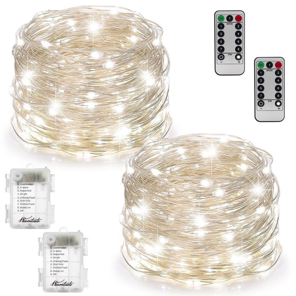 Coolmade Fairy Lights Fairy String Lights Battery Operated Waterproof 8