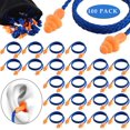 thumbnail image 1 of Bouchons d'Oreilles en Silicone Réducteurs de Bruit Protection Auditive Douce Bouchons d'Oreilles Réutilisables en Caoutchouc pour Dormir Natation Ronflement Sports (100), 1 of 6