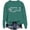A-Green990, variant on XIAOCHA Women's Christmas Light Print Pullover Sweatshirt Loose Fit Holiday Sweatshirts
