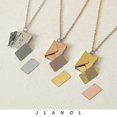 thumbnail image 2 of Envelope Locket Necklace Love You Secret Hidden Message Pendant Gift Stainless Steel Jewelry, 2 of 4