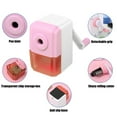 thumbnail image 3 of Cinvoph Manual Pencil Sharpener, Colored Handheld Sharpener for Adults Students, 3 of 6