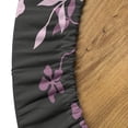thumbnail image 5 of Ambesonne Garden Scene Fitted Round Tablecloth, Spring Floral Art Boho, 40"- 44" Diameter, Mauve Rose Charcoal Grey, 5 of 5
