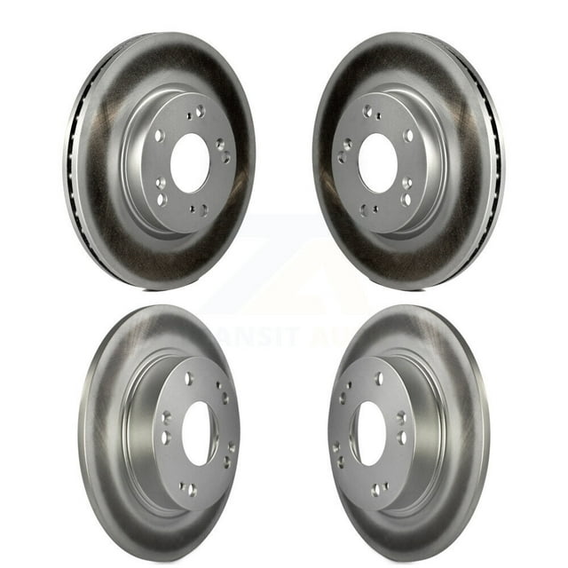 Genius Front Rear Coated Disc Brake Rotors Kit for Car 2013 Acura ILX 2.0L KG-101159