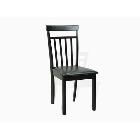 Furniture Classic Design Dining Solid Wooden Kitchen Chair Warm Modern Classic Design with Padded Seat Espresso Black Finish ()