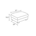thumbnail image 4 of MAYEERTY Flocking Fabric Ottoman Footrest, Anti-Insect Solid Wood Frame, Green, 4 of 4