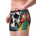 thumbnail image 2 of Balery Modern Hip-Hop Skull Calzoncillos bóxer para hombre, ropa interior de algodón suave y transpirable con cinturilla de nailon-X-Large, 2 of 5