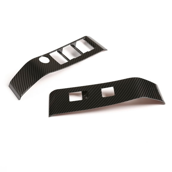 TINKI Front Doors 2pcs Look Interior Door armrest Window Switch Panel Cover Trim for Toyota Tacoma 2016 2017 2018 2019 2020 2021 2022 2023