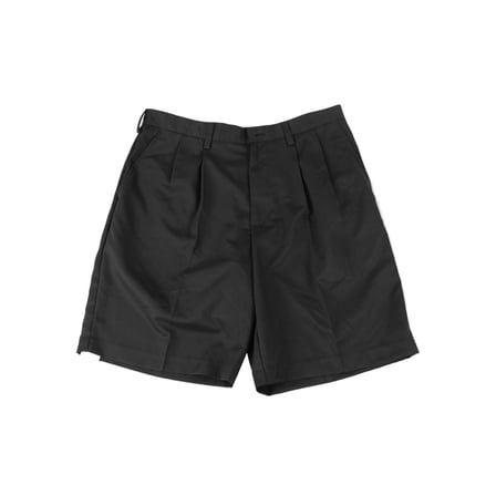Izod Black Double Pleated Lightweight Shorts 30W