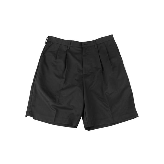 Izod Black Double Pleated Lightweight Shorts 30W