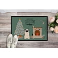 thumbnail image 2 of White Mastiff Christmas Everyone Door Mat, 2 of 3