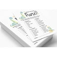 thumbnail image 4 of Inkdotpot 50What'sIn Your PurseBaby Shower GameCards Dinosaur Jungle Animals Activity CardsPartyIdea Baby Shower Party Supply, 4 of 5