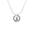thumbnail image 2 of Delight Jewelry Silvertone Patriotic Ribbon Silvertone Grandmother Ring Charm Necklace, 18", 2 of 4