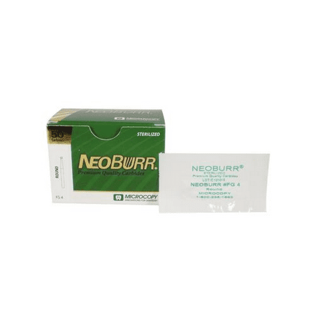 

Microcopy RA1/2 NeoBurr RA Right Angle Slow Speed Latch #1/2 Round Carbide Burs 50/PK